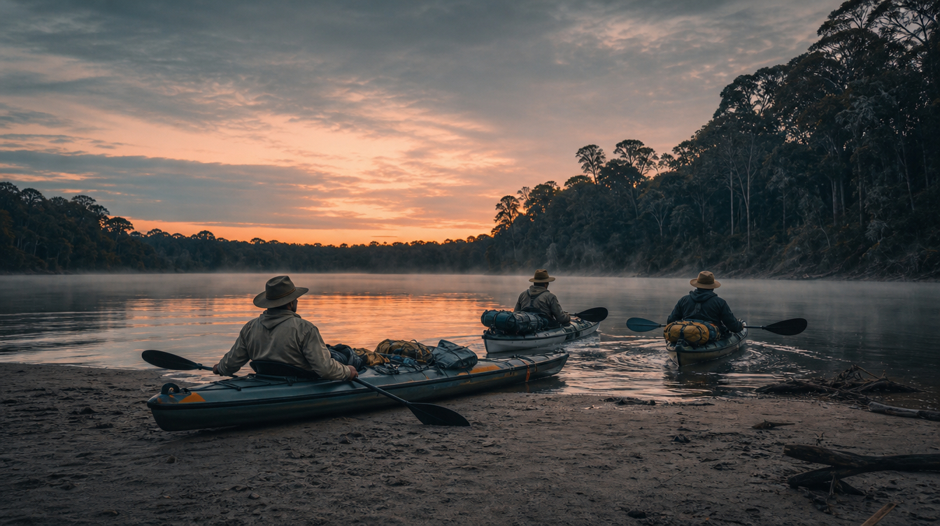 Rio Negro ao amanhecer